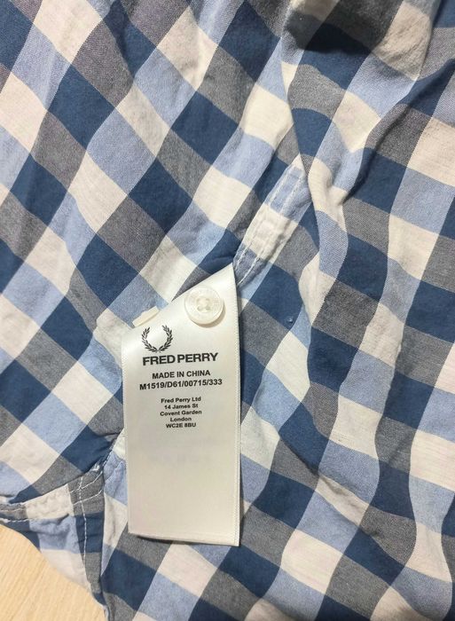 Сорочка Fred Perry на чоловіка хлопця нова М кежуал стильна сучасна