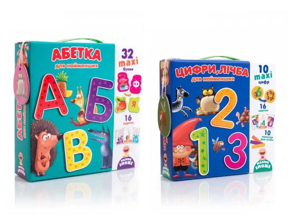 Игры обучающие Vladi Toys Абетка, Цифри, лічба (Укр)