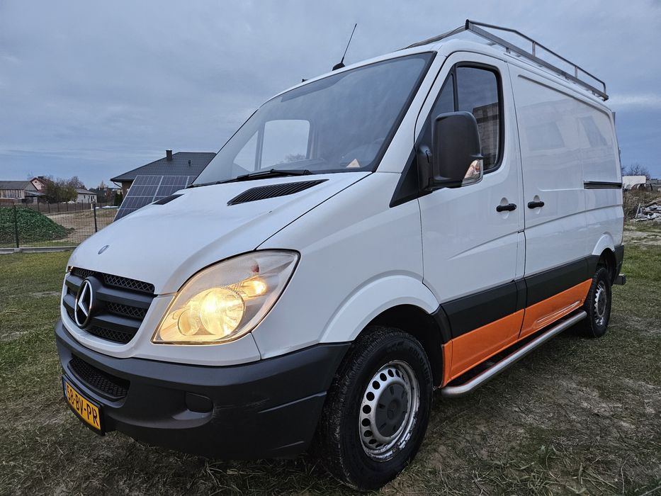 Mercedes Sprinter 210CDI Klima/Bagażnik/Hak/2xDrzwi/3-os./198tyś!/L1H1