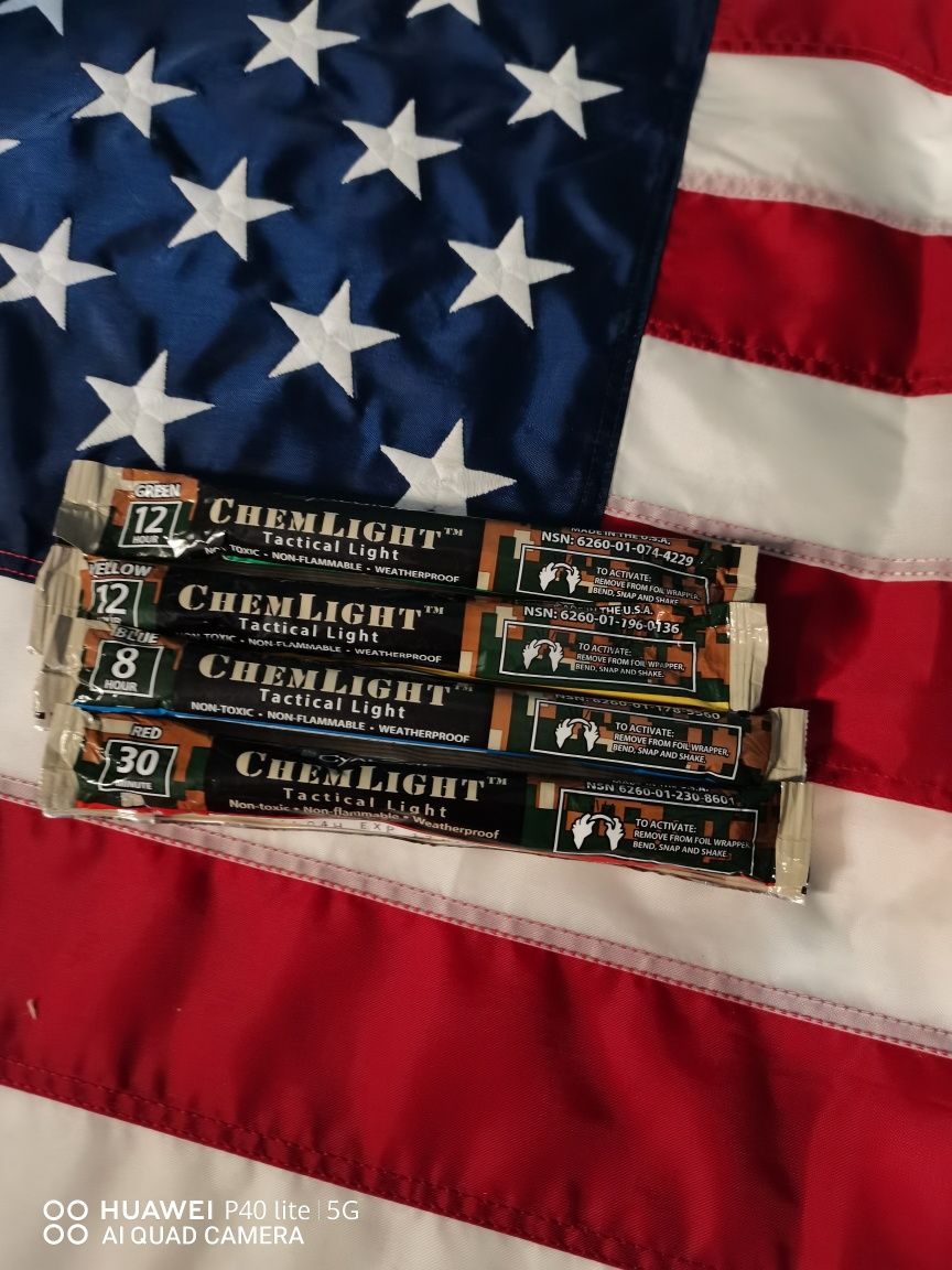 1+1 gratis -Światło chemiczne Cyalume ChemLight o średnicy 15 cm- 5 ko