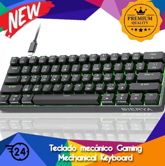Teclado mecânico Gaming Blue\Red\Brown Switch Mechanical Keyboard