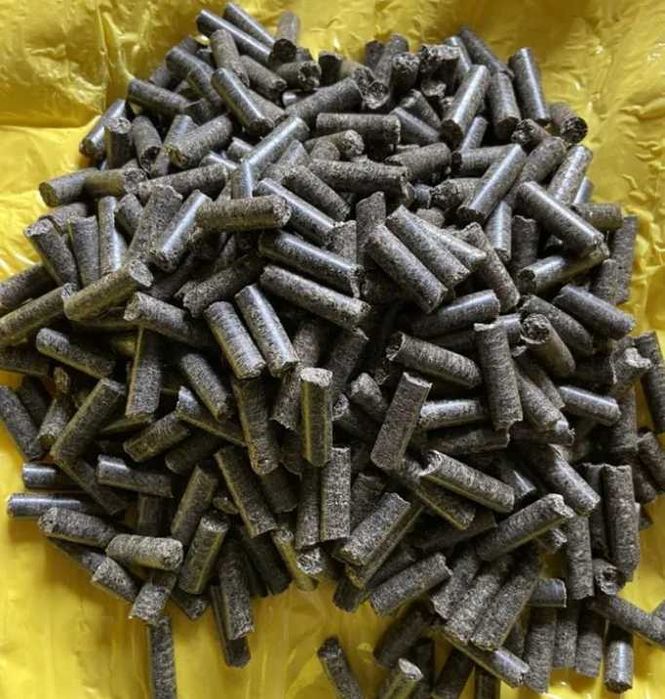 Pellet z łuski słonecznika