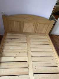 Продається двоспальне дерев'яне дубове ліжко