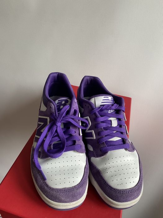 New Balance 480, fioletowo białe rozmiar 40, długość wkładki 25cm