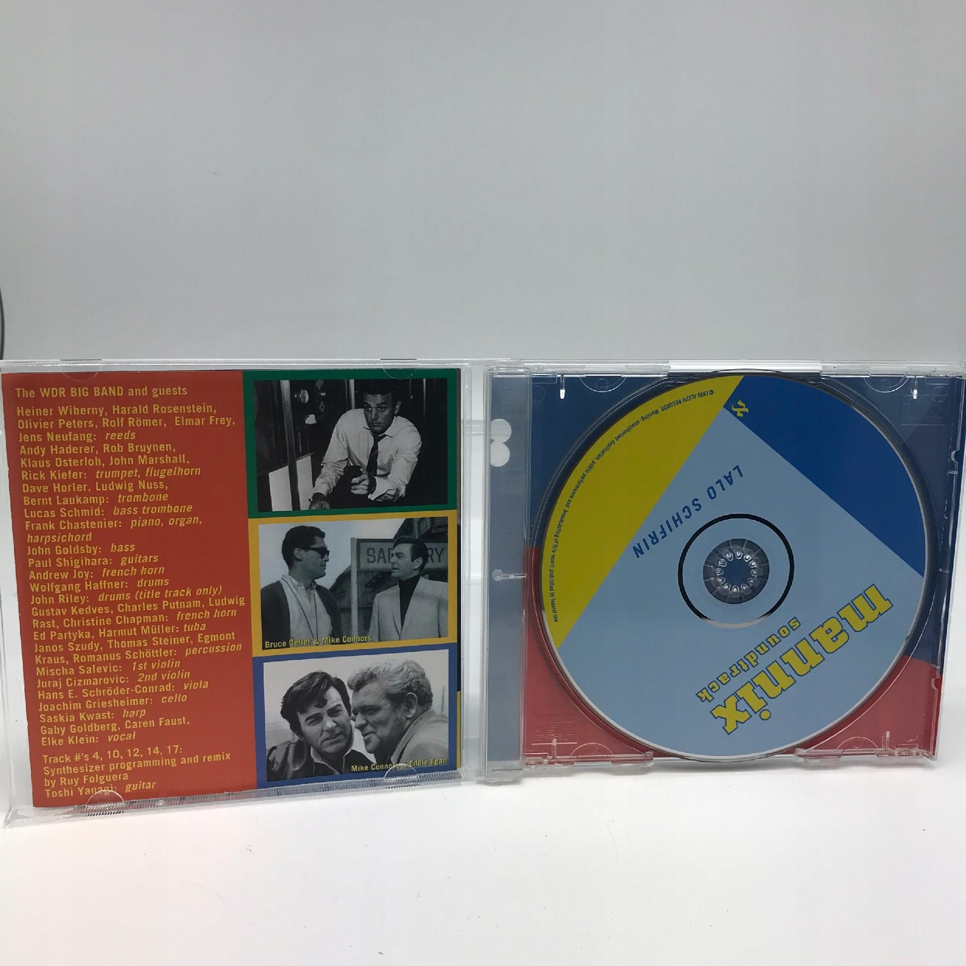 cd - lalo schifrin - mannix soundtrack