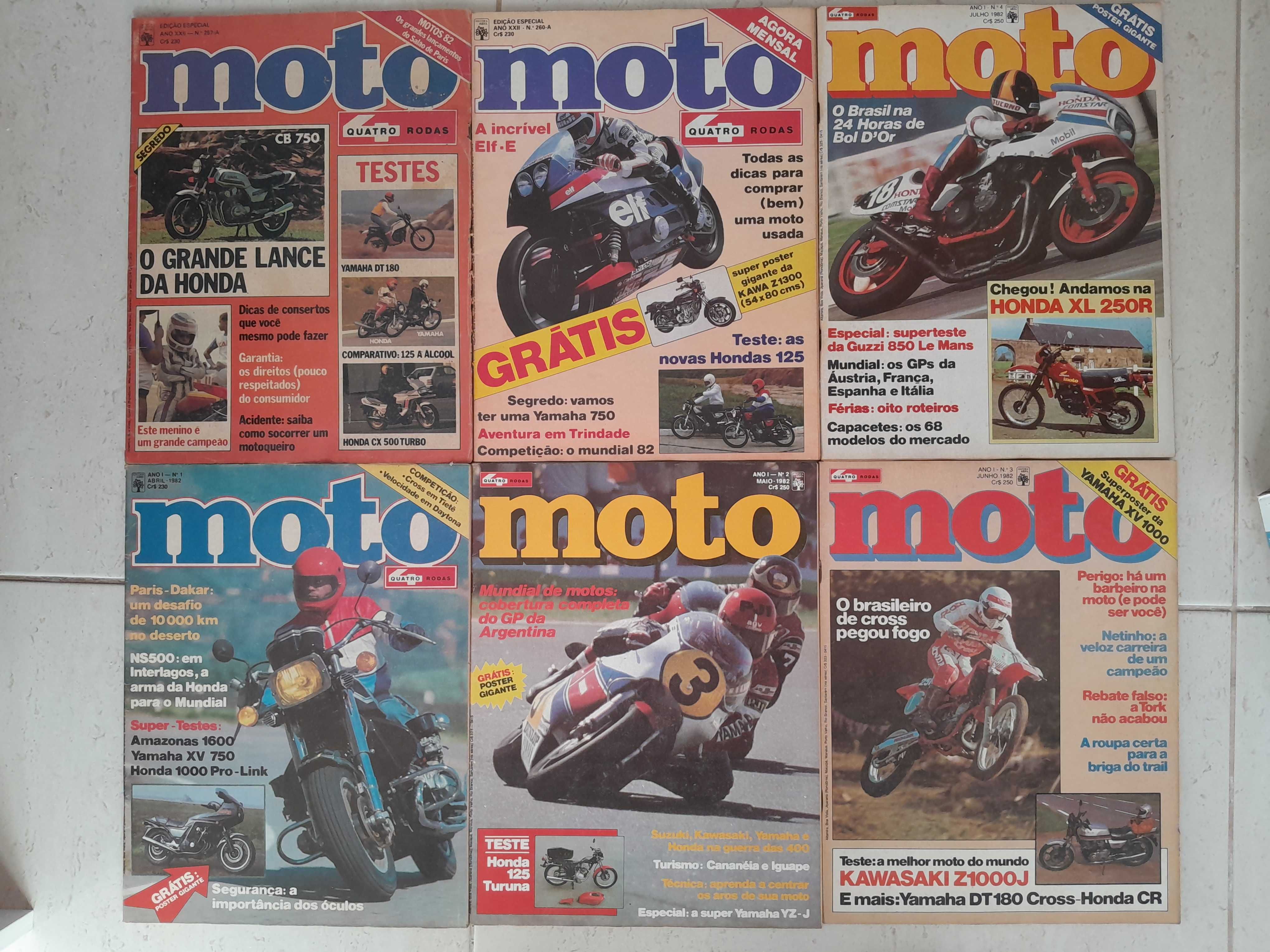 Revistas Moto anos 80