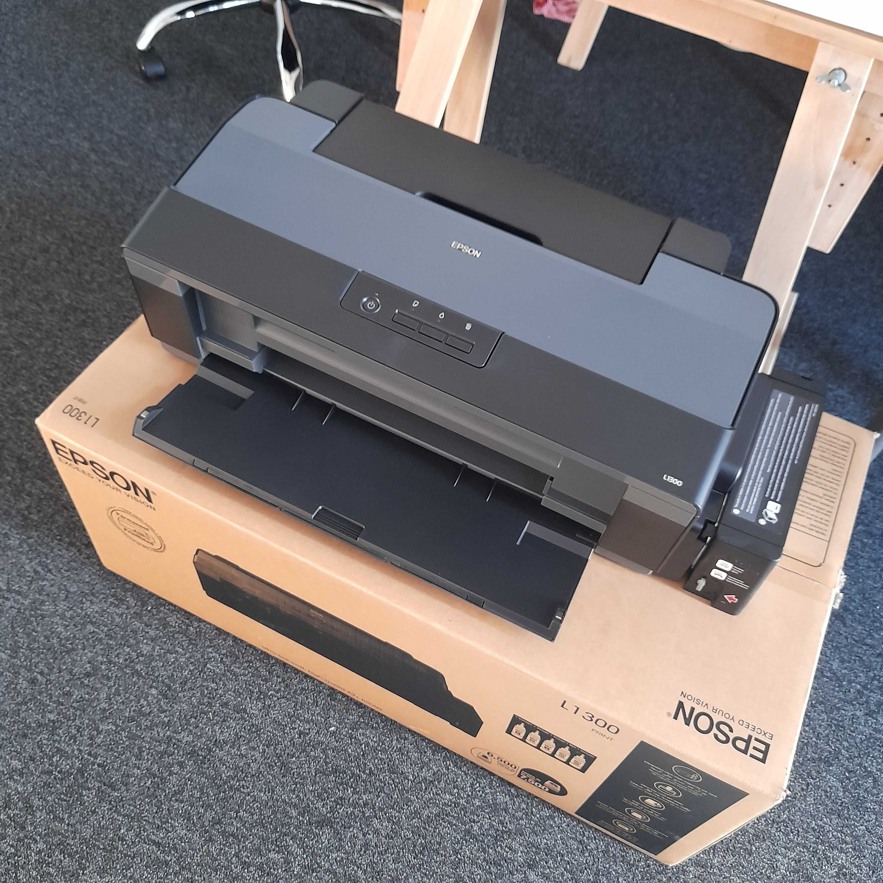 Kolorowa drukarka A3 atramentowa epson L1300
