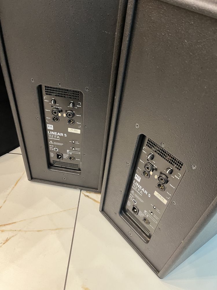 Nagłośnienie  2x HK Linear 5 112 FA + Pokrowce