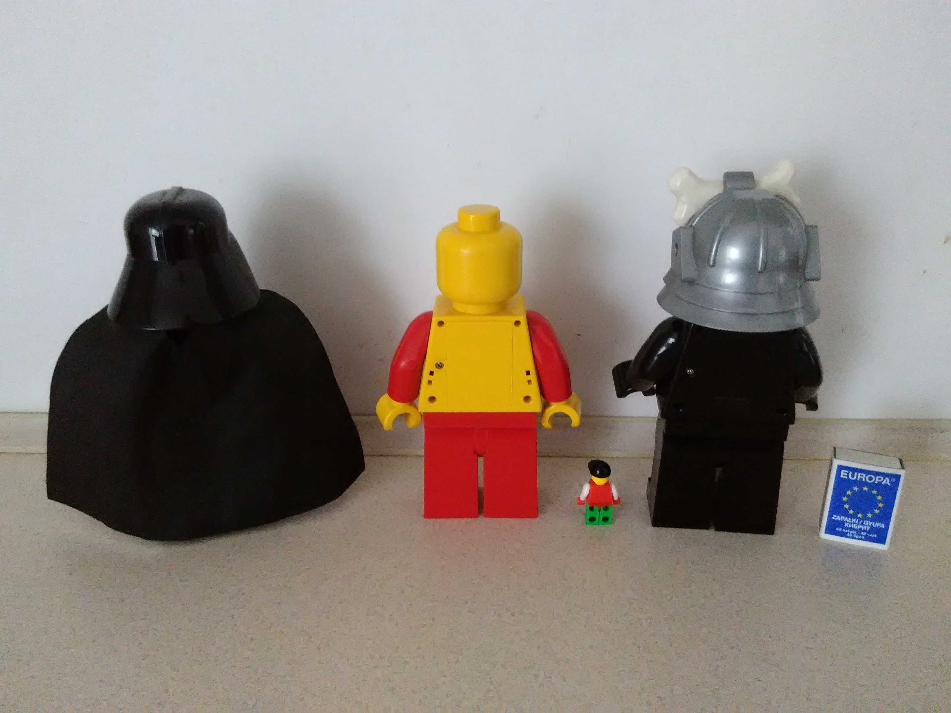 DUŻE figurki LEGO z latarką Star Wars Vader + inne