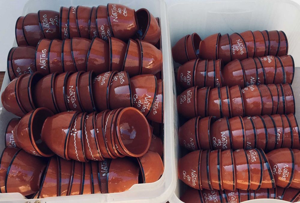 Taças de sobremesa "toucinho do Céu"