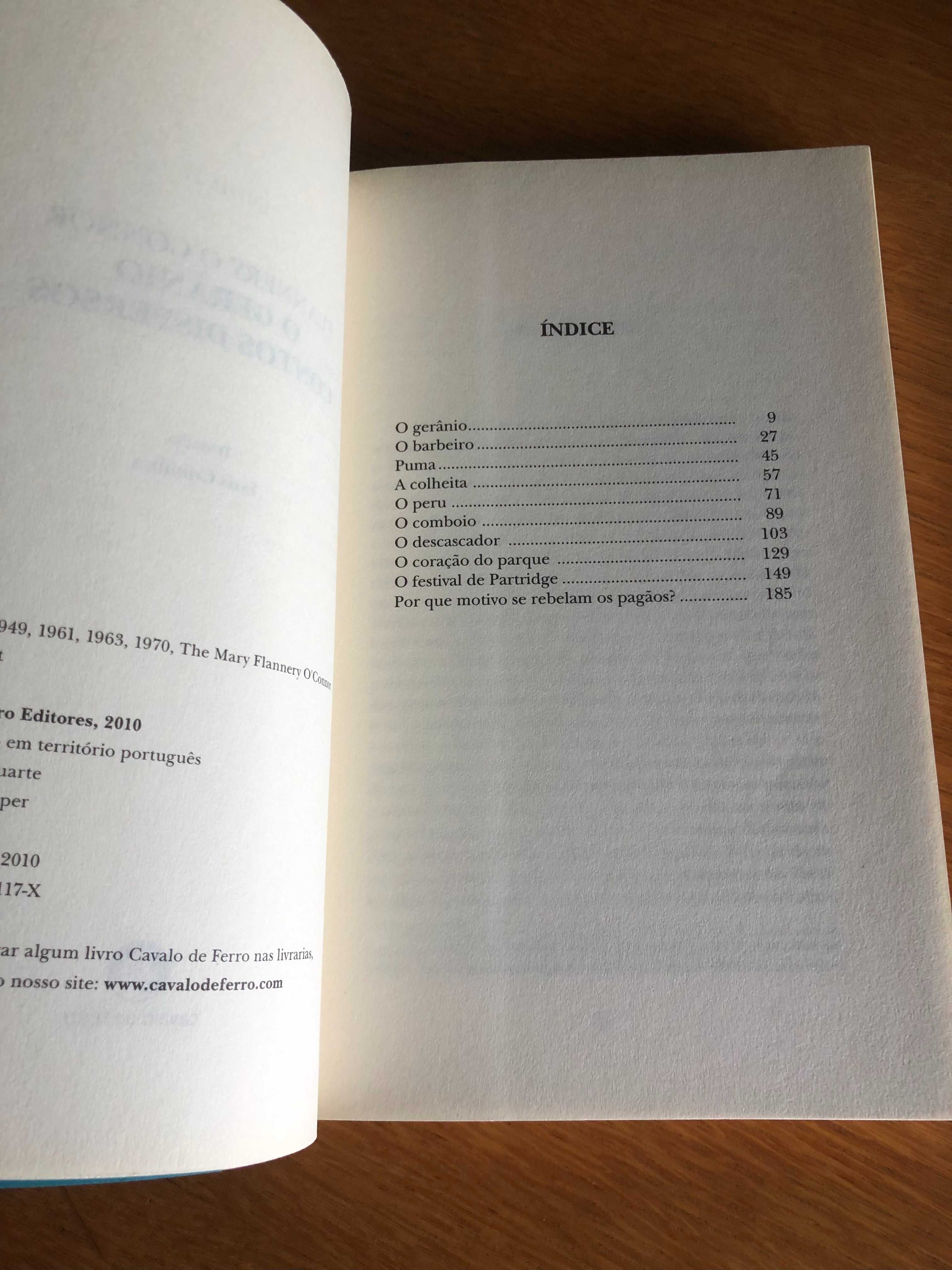 O GERÂNIO  Contos Dispersos     Flannery O'Connor