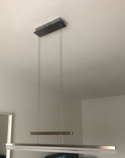 Lampa wisząca LED, stal nierdzewna