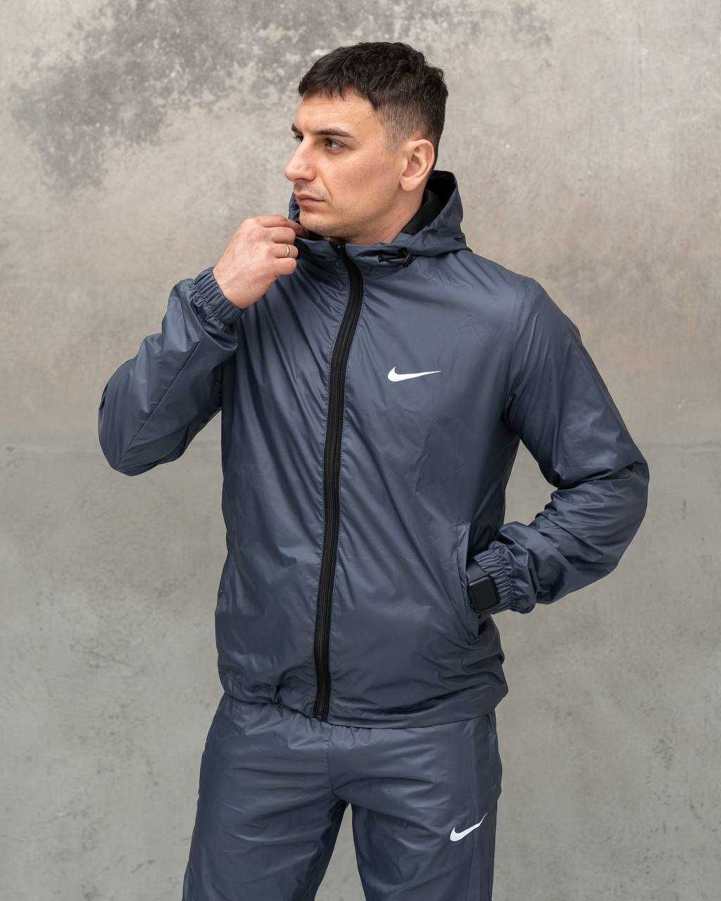 Спортивний костюм чоловічий з плащової тканини весняний осінній Nike