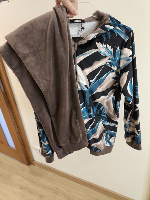 Dres welurowy damski Tropical nowy L