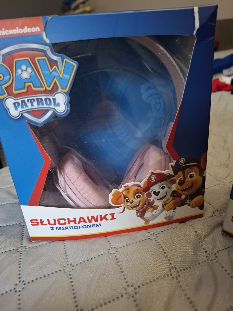 Słuchawki Psi Patrol różowe NOwe
