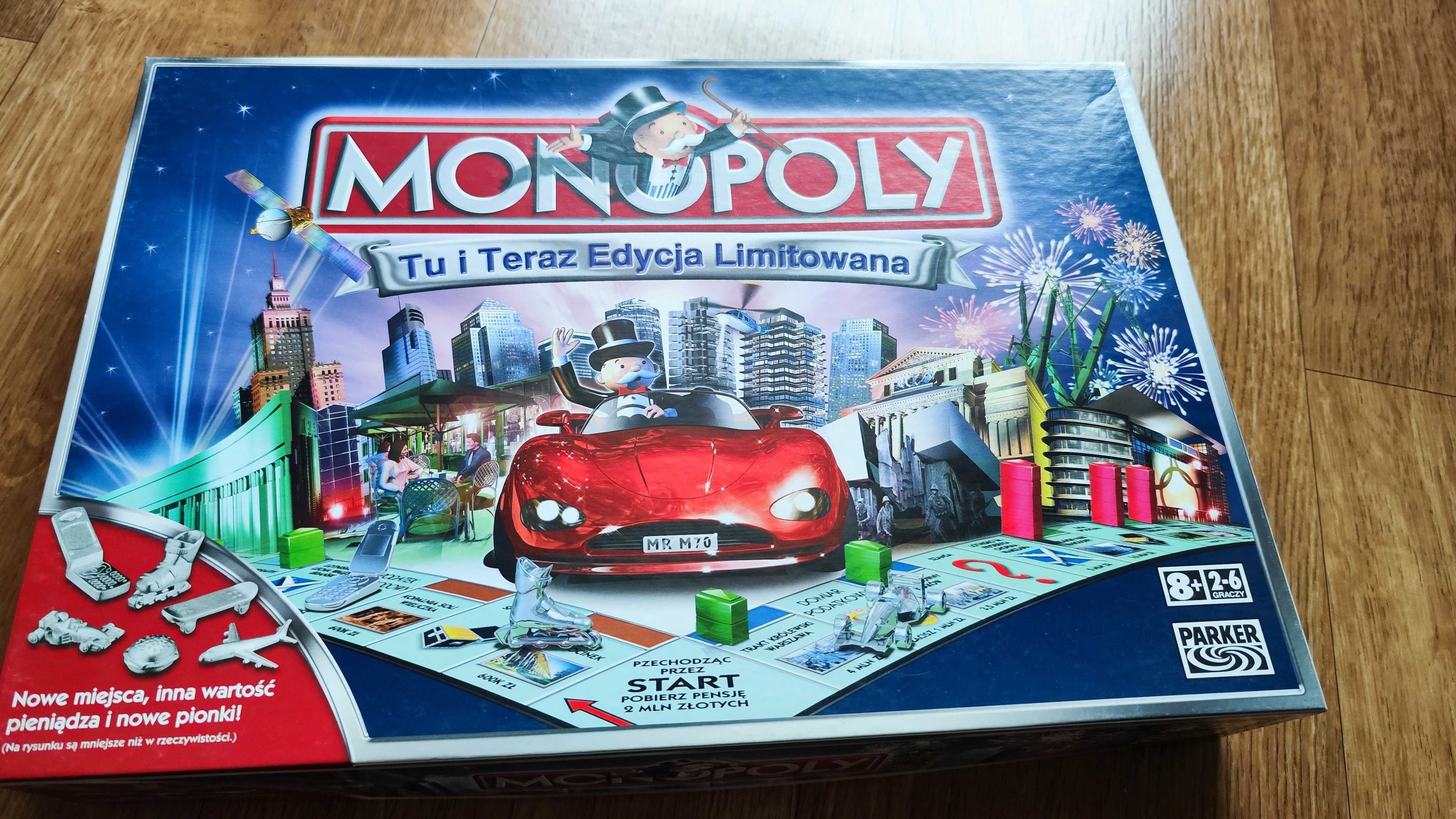 Gra Planszowa Monopoly Tu i Teraz Edycja Limitowana