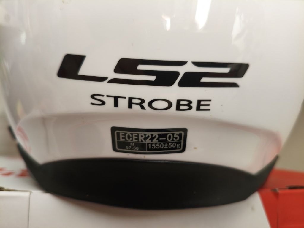 Kask Ls2 FF325 Strobe rozm. S kolor biały