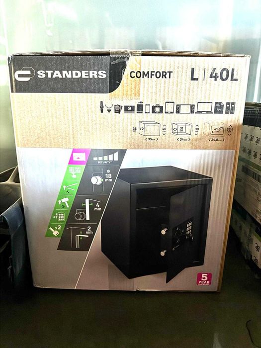 Cofre STANDERS Comfort L 40L — Novo/selado