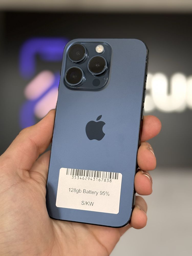 RATY 0% iPhone 15 Pro 128GB BATERIA 95% GWARANCJA 12 miesięcy!!!
