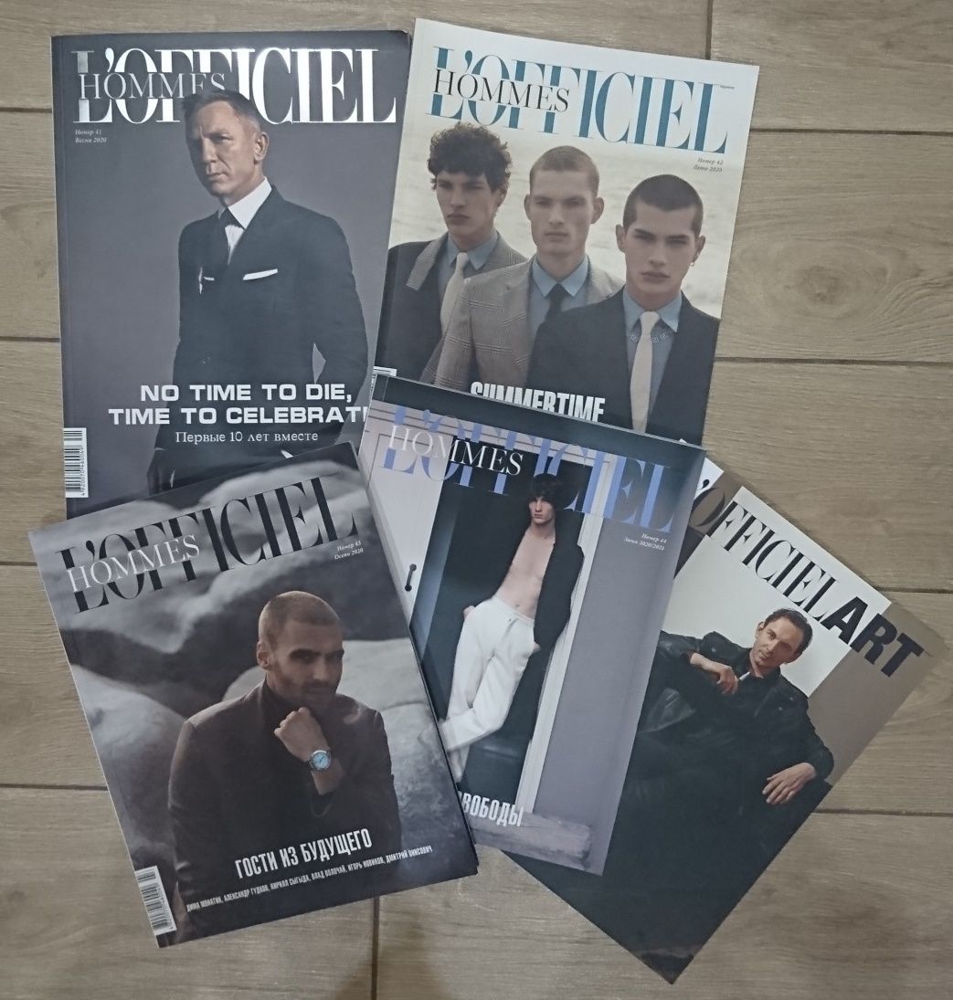 Мужские журналы L'Officiel Hommes Украина