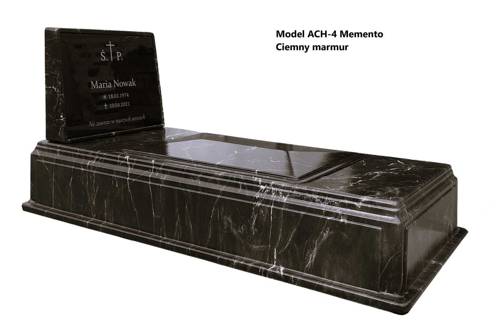 Nagrobek plastikowy, tani pomnik nagrobek tymczasowy  KOLORY WYSYŁKA