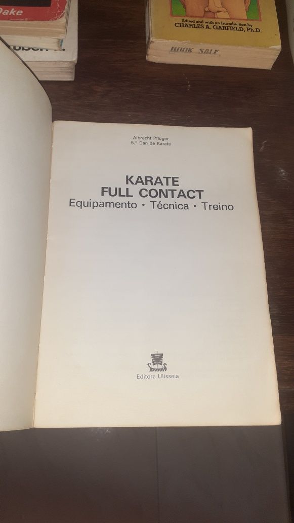 Karate Full Contact livro artes marciais 1977 raro Albretch Pfluger