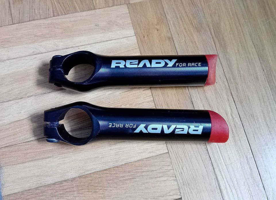 Rogi kierownicy CUBE aluminiowe,czarne,super lekkie,antypoślizgowe.