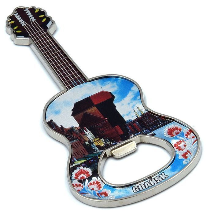 Magnes na lodówkę gitara Gdańsk Żuraw