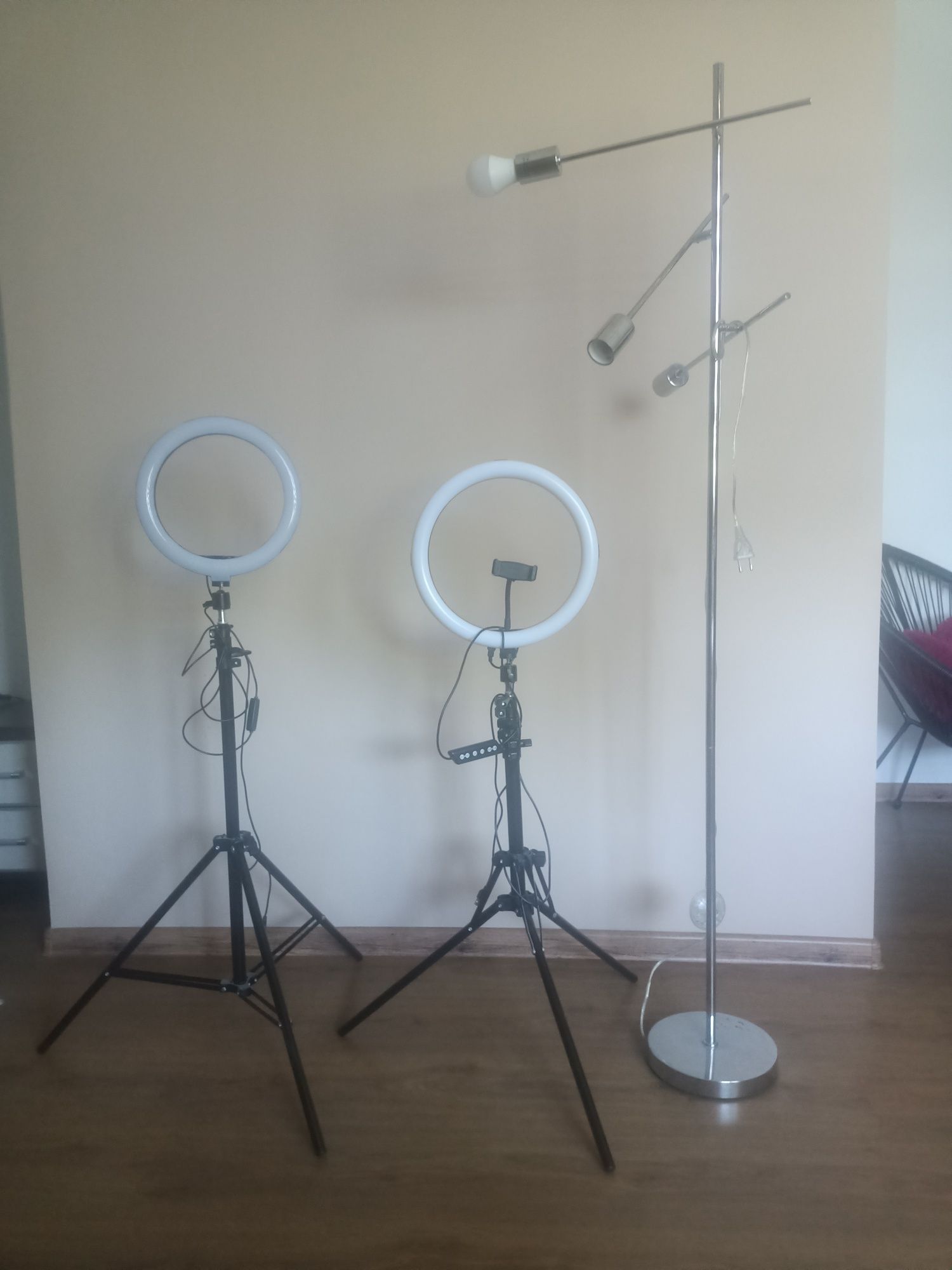 Lampa pierścieniowa LED rgb