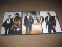 3 DVDs do James Bond com Daniel Craig