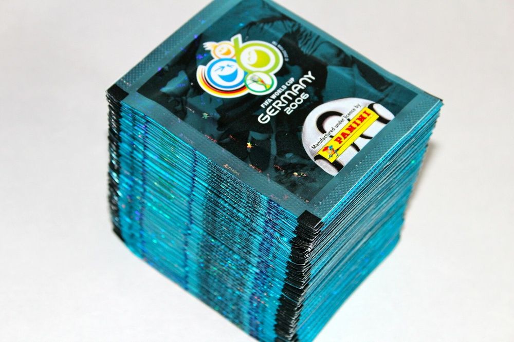 Mundial 2006 da Panini – Caixa selada com 100 saquetas + Caderneta