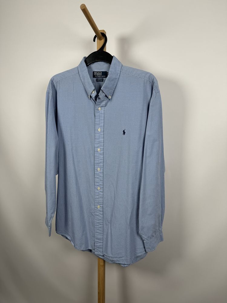 Polo Ralph Lauren bawełniana koszula w kratkę XXL