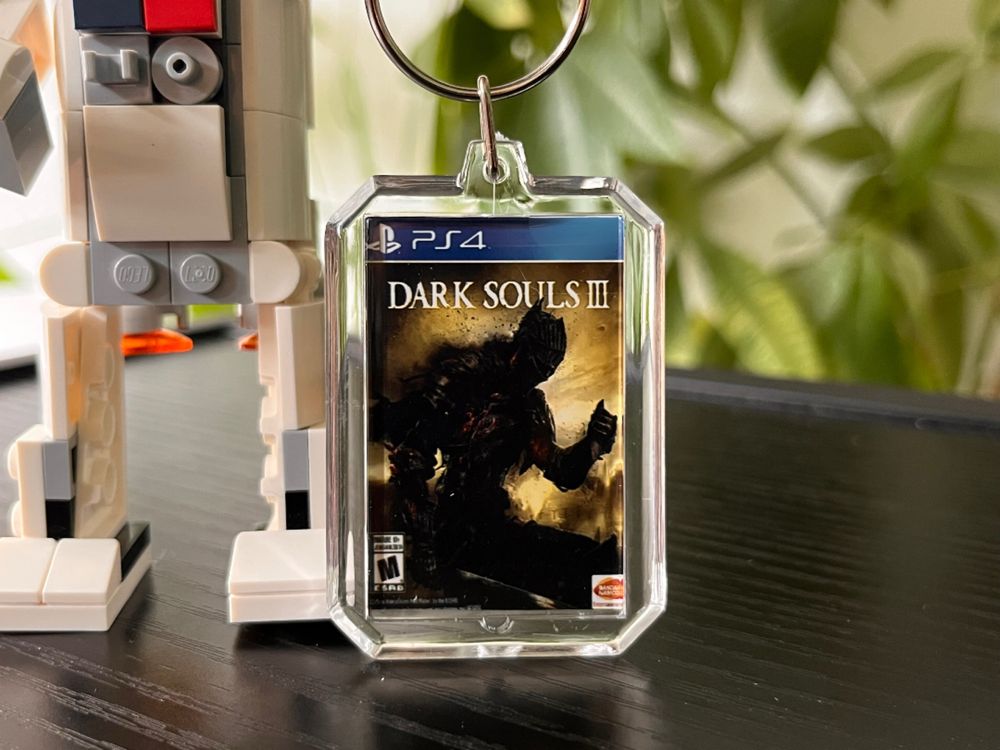 Brelok Dark Souls 3 - mini okładka gry PS4