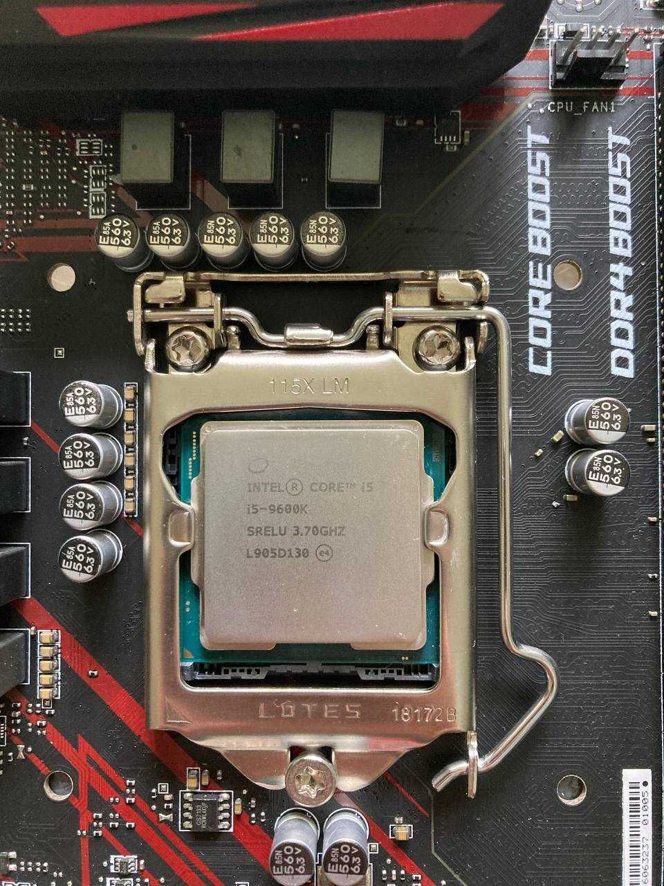 Продаю MSI H370 Gaming Plus + i5 9600k + DDR4 16g (2x8)