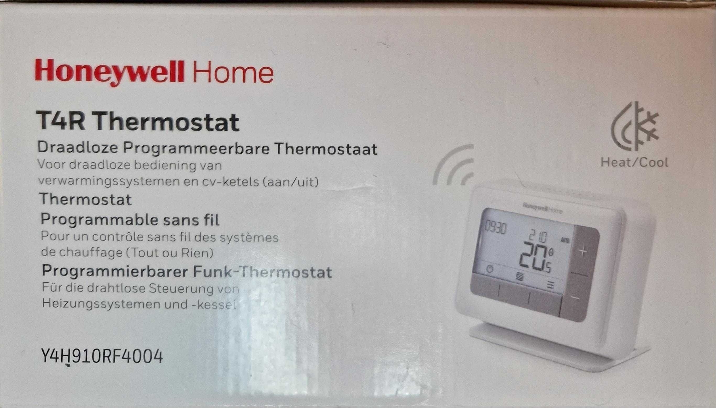 Bezprzewodowy cyfrowy termostat zegarowy HONEYWELL T4 Y4H910RF4004