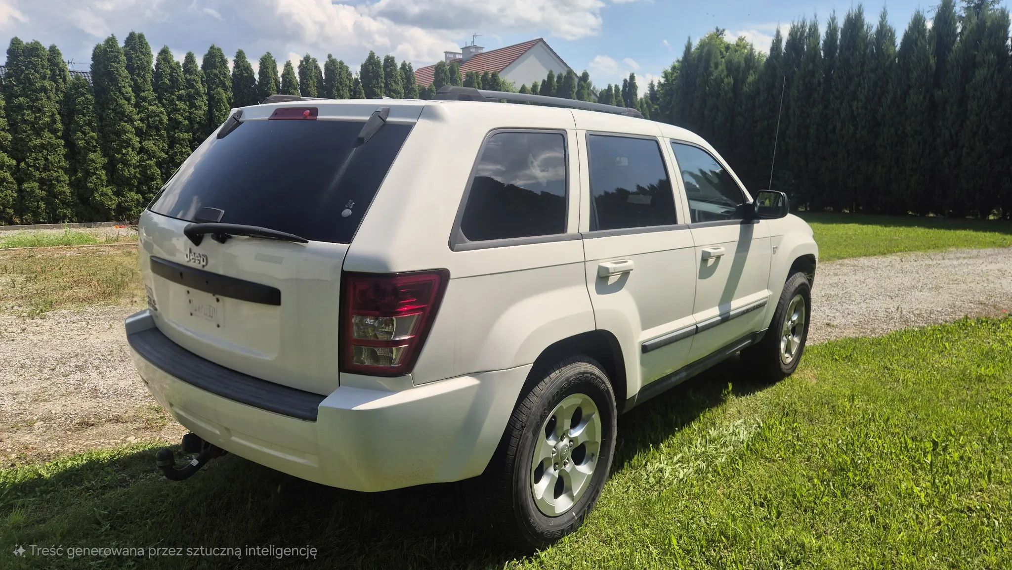Jeep Grand Cherokee Jeep Grand Cherokee Biały Godny Polecenia