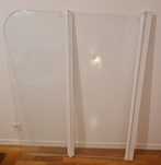Painel de banheira dobrável com 02 folhas