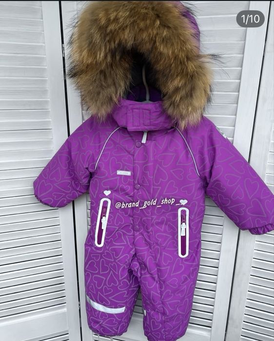 Зимовий термо комбінезон для дівчинки 86 р