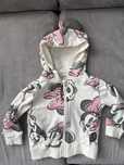 Bluza rozpinana myszka minie rozmiar 74