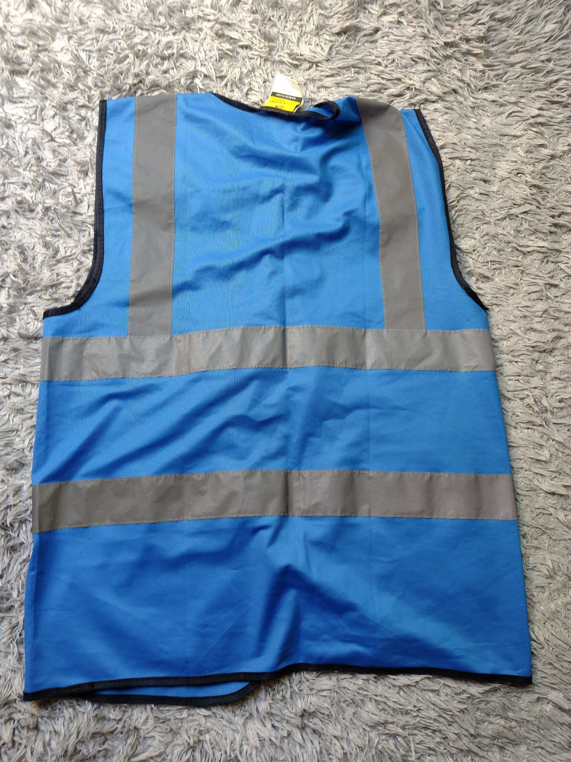 bluza ARTIC FLEECE S/170 na rower + kamizelka odblaskowa