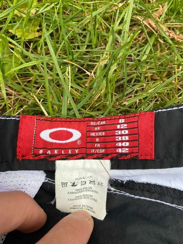 Vintage spodenki Oakley S/M bdb czarny shorty jorts affliction streetw