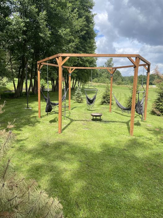 Tiny silent house domek wynajem wynajme las natura cisza jacuzzi bania