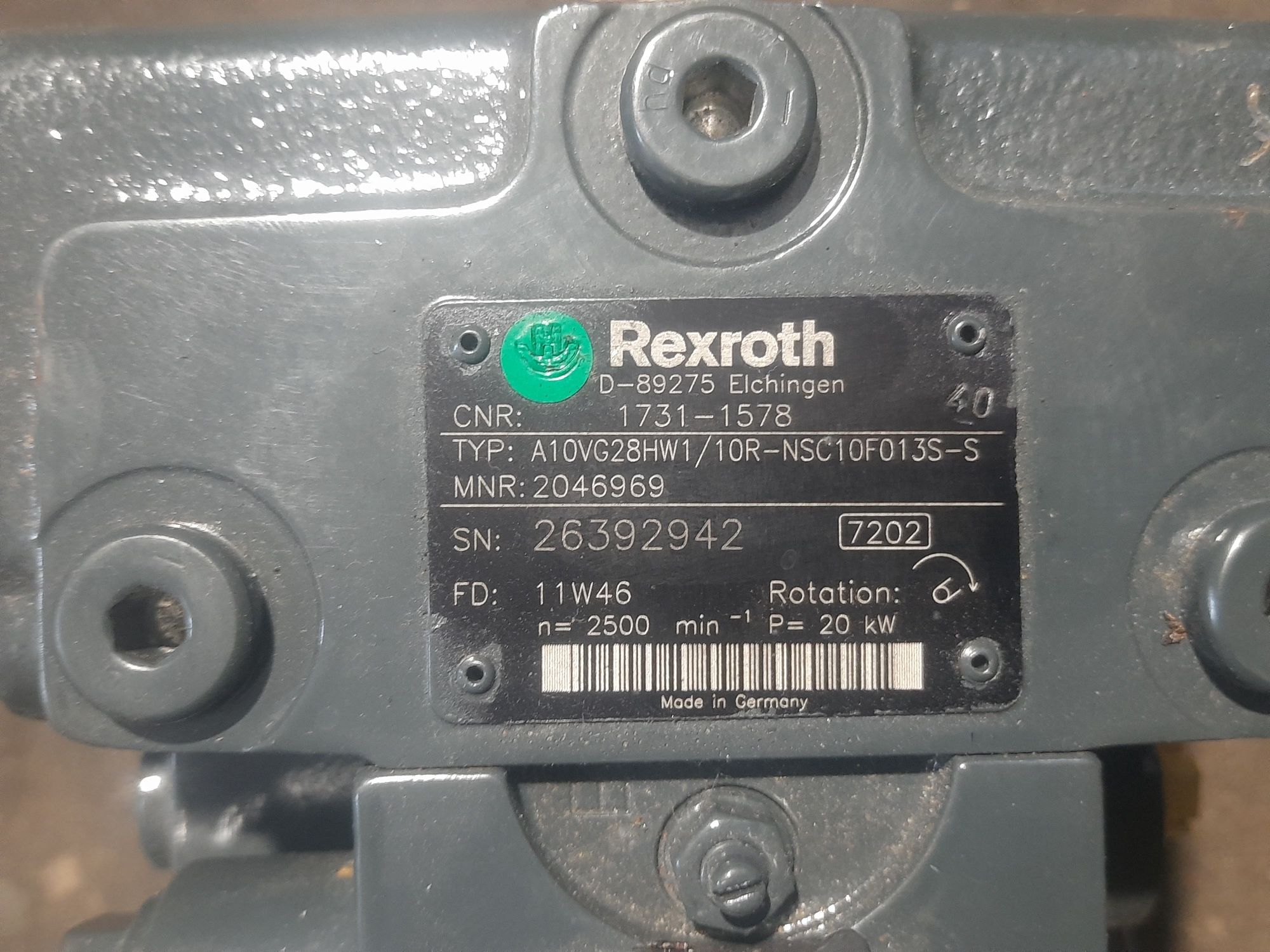 Pompa rexroth A10VG28