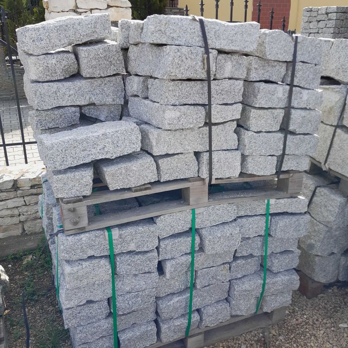 Kostka Granitowa Szara 8/11 cm - kamień naturalny do ogrodu
