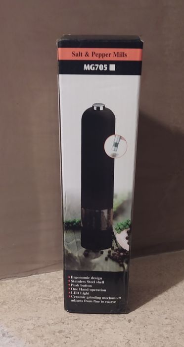 Moedor elétrico - sal ou pimenta - NOVO