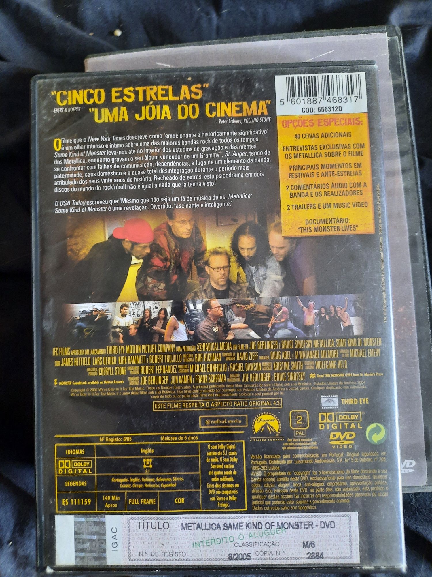 Metallica Some Kind of Monster Dvd