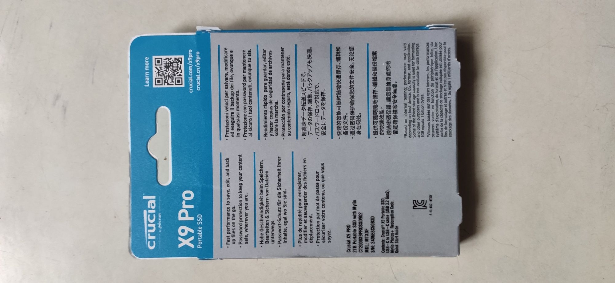 SSD накопичувач Crucial X9 Pro 2 TB (CT2000X9PROSSD9)