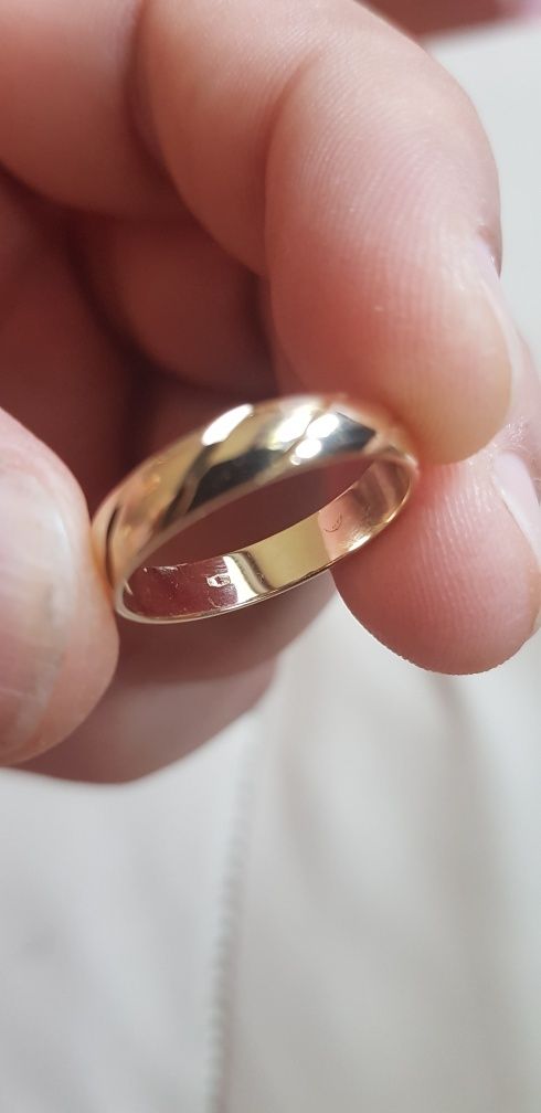 Nowe złote obrączki ślubne próba 585 apart rozmiar 16 i 23 7 gram