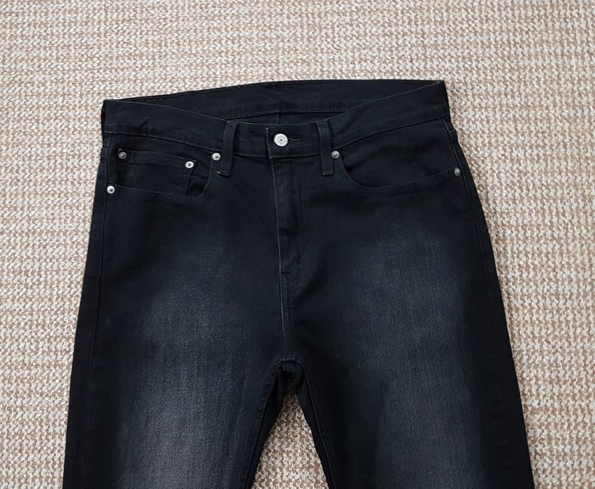 Levi's 512 джинси slim tapered оригінал W34 L32 чорні