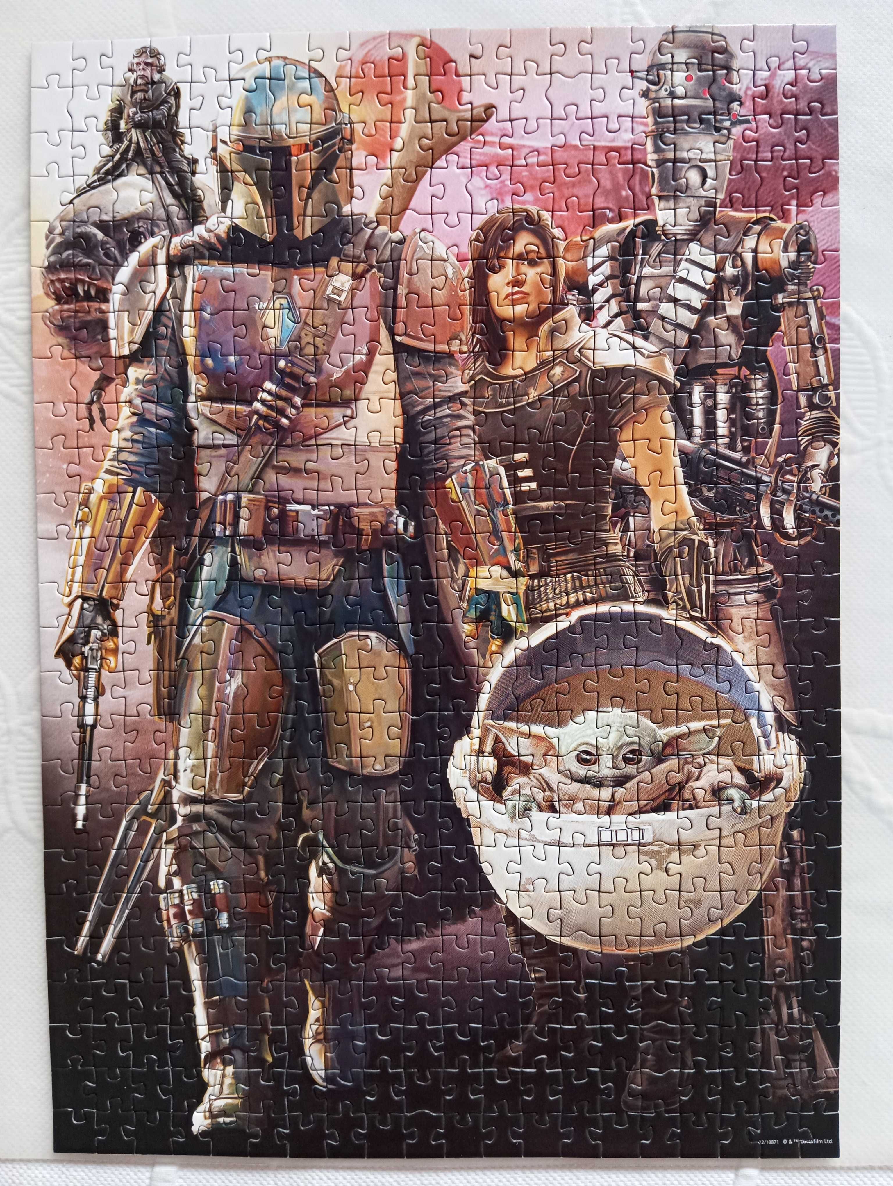 Puzzle Star Wars Mandalorian (2 x 500 peças)